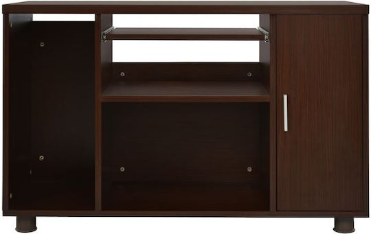 Шкаф За Бюро Vance Дървен С Ключалка Венге 80x40x82см