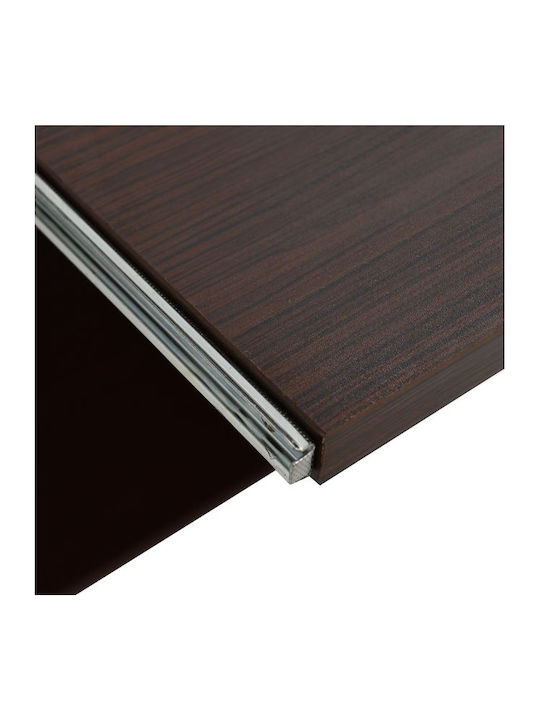 Ξύλινο Ντουλάπι Γραφείου με Κλειδαριά Wenge 80x40x82cm