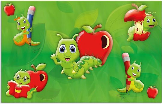 Herma Σουмѐн Единично Пластмаса Fritz The Worm Многоцветен 55x35см