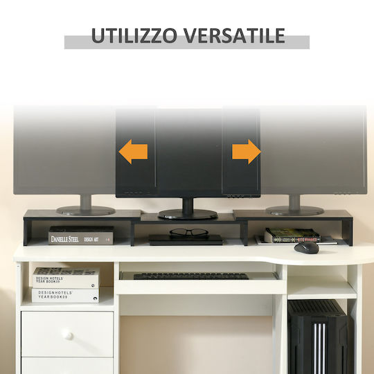 Vinsetto Стойка за 2 Монитори Черна (923-044)