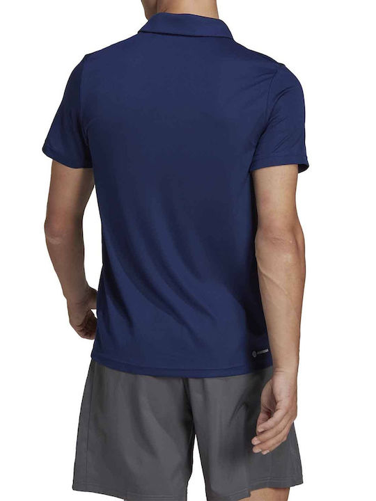 Adidas Performance Train Essentials Men's Athletic Short Sleeve Blouse Polo Navy Blue