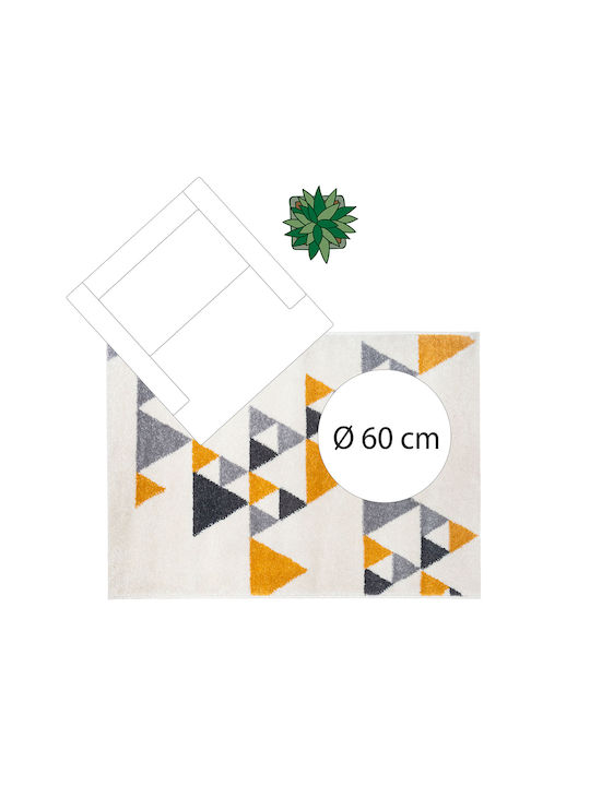A-S Ilan Teppich Rechteckig Synthetisch,Polyester/Cotton/Leather Weiß