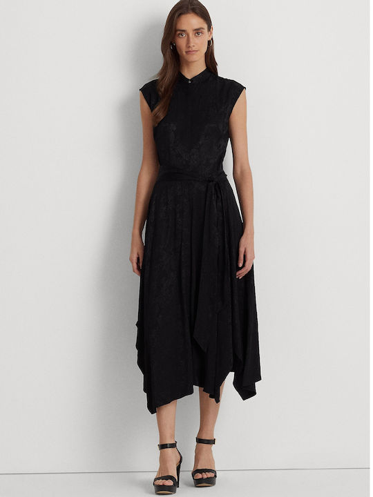 Ralph Lauren Summer Midi Dress Black