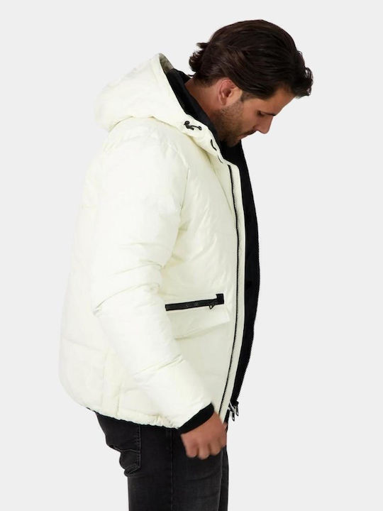 Winter Jacke Puffer Wasserdicht Weiß