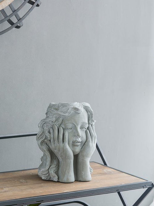 Artekko Ghiveci din Beton Gri 23x23x29εκ.