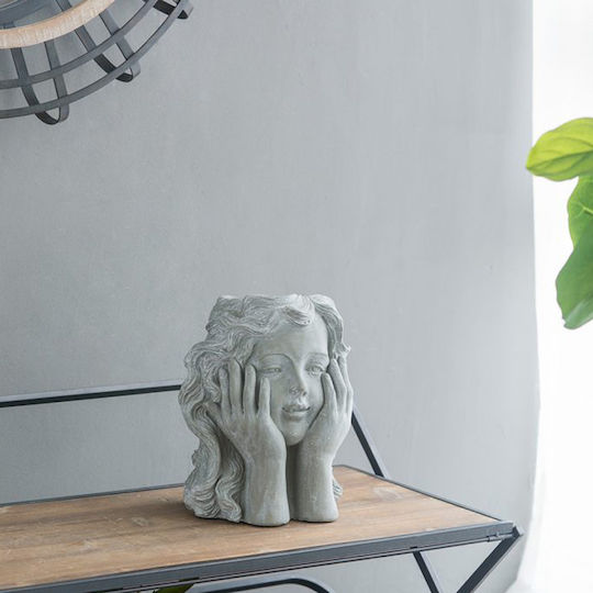 Artekko Planter Concrete Gray 23x23x29cm.