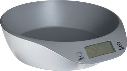 Digital Kitchen Scale with Bucket 1gr/5kg Gray
