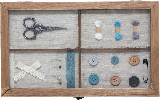 A-S Oria Wooden Sewing Box 30x18cm