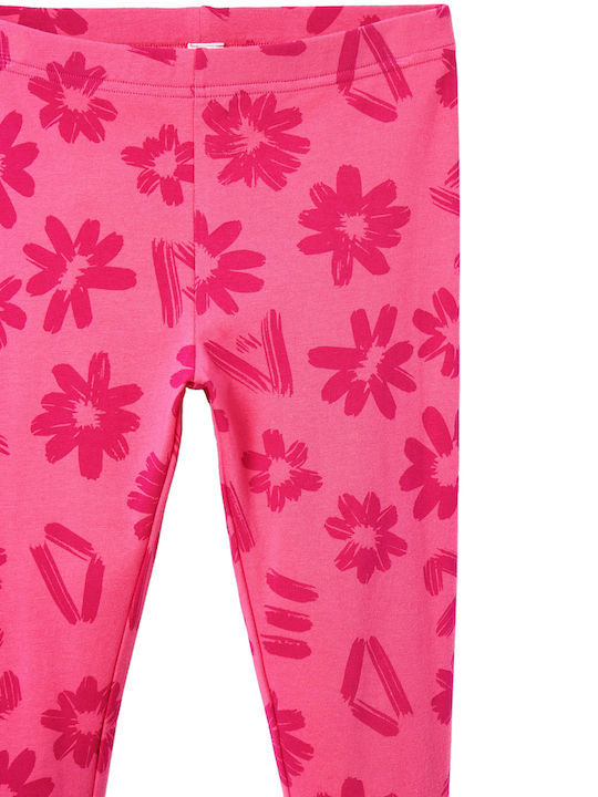 Kinder Leggings Lang Fuchsie
