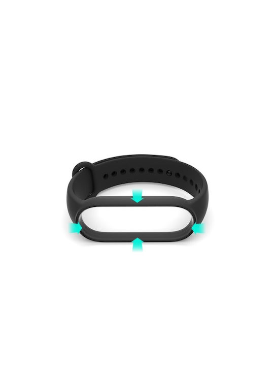 Ancus Λουράκι Σιλικόνης με Pin Black (Xiaomi Smart Band 7)