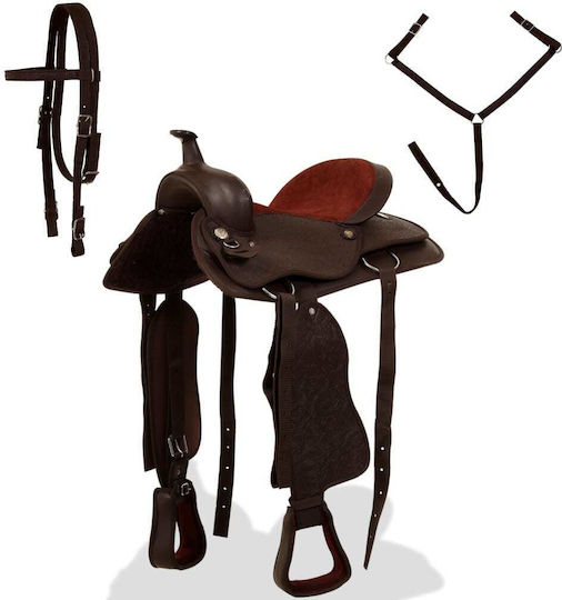 vidaXL Σέλα Αλόγου 43.2cm 91349