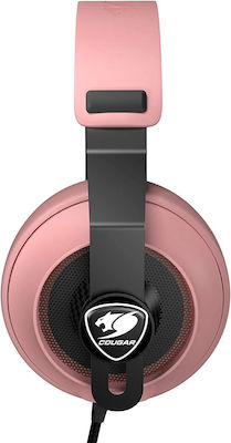 Cougar Phontum Essential Over Ear Gaming Headset with Connection 2x3.5mm Pink