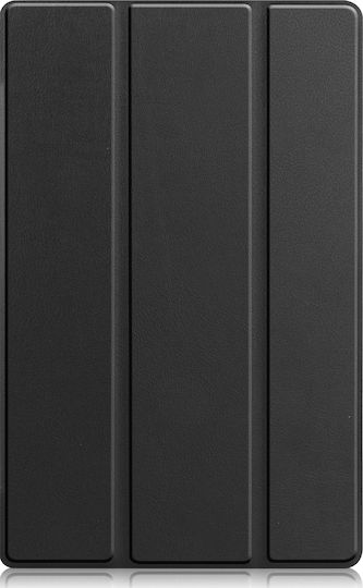 Sonique Flip Cover Δερματίνης Ανθεκτική Μαύρο (Lenovo Tab M10 Plus 10.6" 3rd Gen)