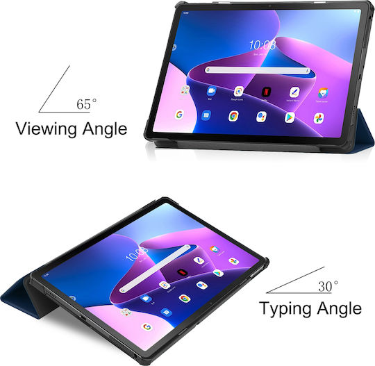 Sonique Flip Cover Ανθεκτική Navy Μπλε (Lenovo Tab M10 Plus 10.6" 3rd Gen)