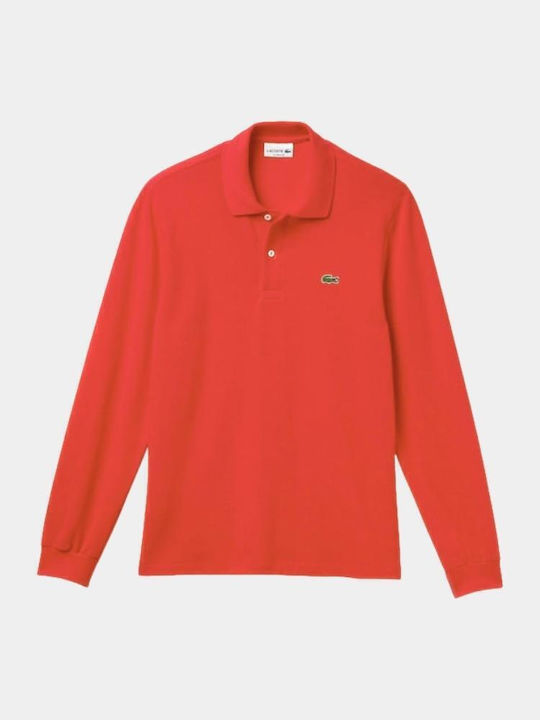 Lacoste Polo Long Sleeve Blouse Orange