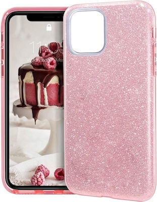 Powertech Shining Silicone Back Cover Pink (iPhone 14)