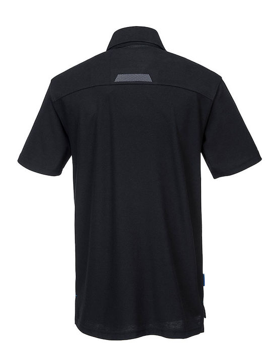 Portwest Arbeit T-Shirt Schwarz