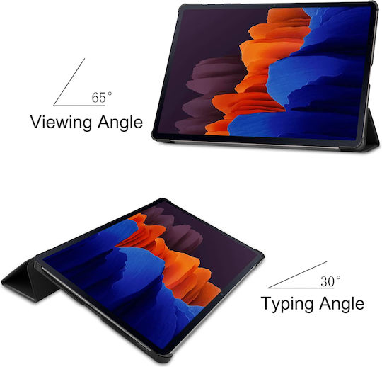 Sonique Тънък Флип Капак Издръжлив Черен Samsung Galaxy TAB S7+ 12,4" / Galaxy TAB S8+ 12,4"