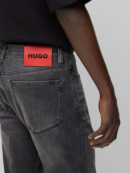 Hugo Boss Pantaloni de Bărbați din Jean Gri