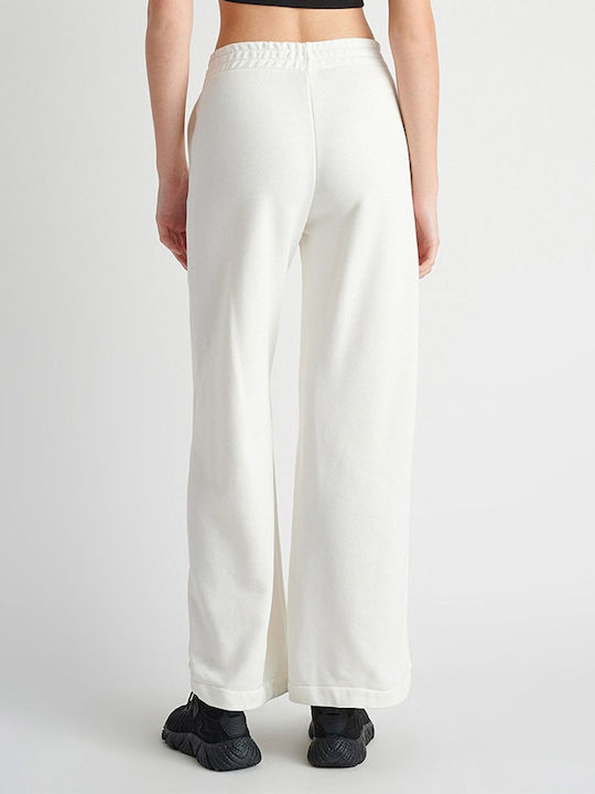 SugarFree Hohe Taille Damen-Sweatpants Off White