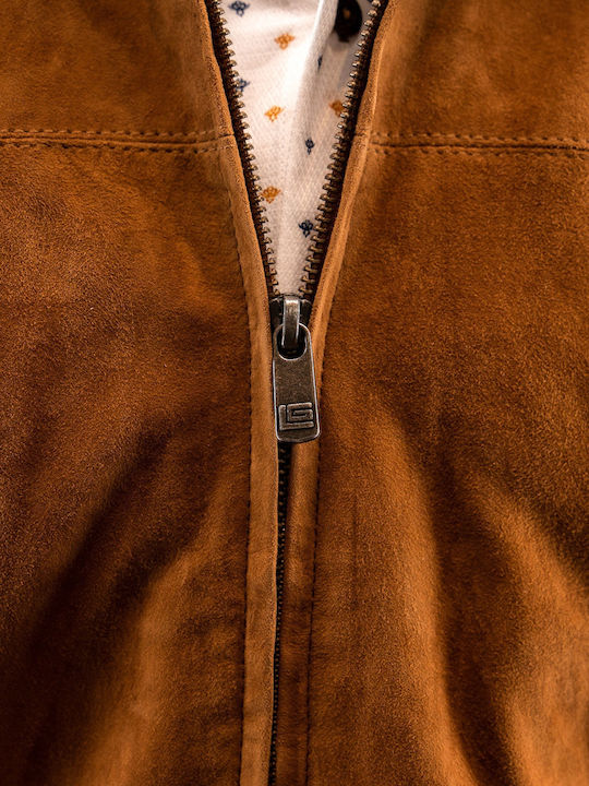 Lederjacke Jacke Tabac Braun