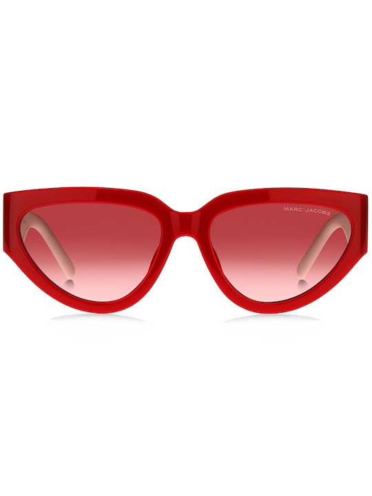 Marc Jacobs Sonnenbrillen mit Rot Rahmen und Rot Verlaufsfarbe Linse MARC 645/S 92Y/TX
