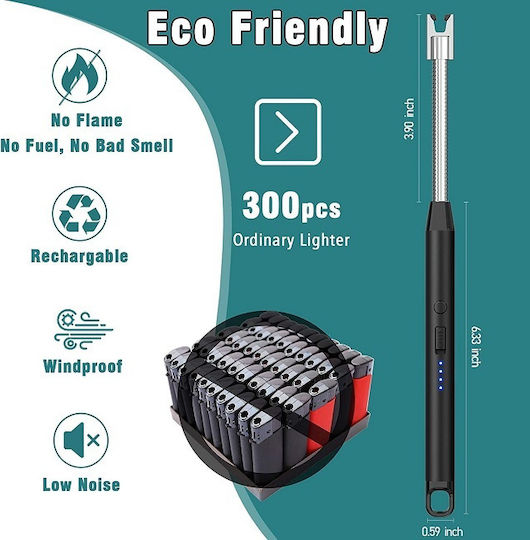 XH-702B Electric Plasma Type Lighter in Blue Color