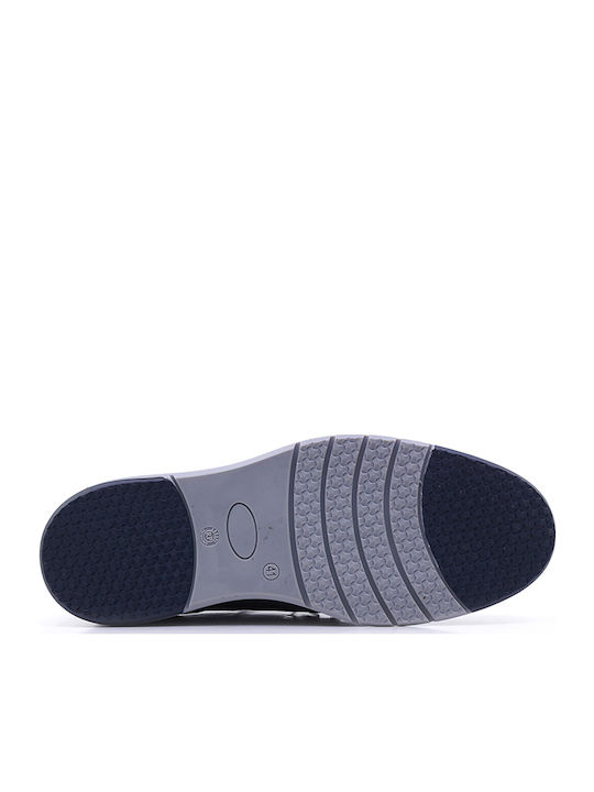 Men's Leather Casual Shoes Gray