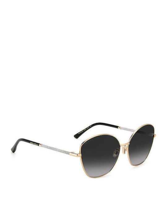 Jimmy Choo Women's Sunglasses with Gold Metal Frame and Gray Gradient Lens MARILIA/G/SK 2M2/9O
