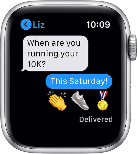 Apple Watch Series 6 Aluminium 44mm Waterproof with Heart Rate Monitor (White)