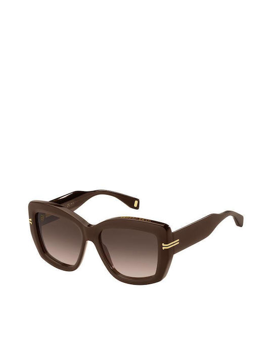 Marc Jacobs Women's Sunglasses with Brown Acetate Frame and Brown Gradient Lenses MJ 1062/S 09Q/HA