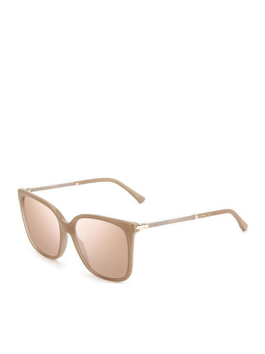 Jimmy Choo Γυαλιά Ηλίου Ροζ με Mixed Σκελετό Jimmy Choo Γυαλιά Ηλίου Ροζ με Mixed Σκελετό