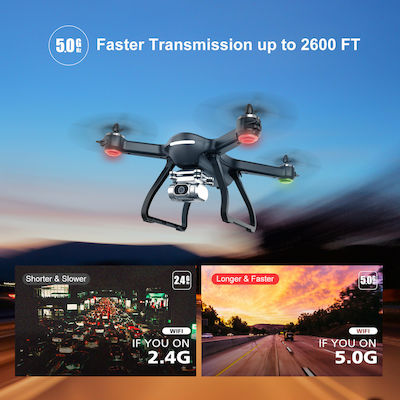 Holy Stone HS700D-4K Drohne 5 GHz mit 4K Kamera und Fernbedienung, Kompatibel mit Smartphone με 2 Μπαταρίες & Θήκη HS700DKIT