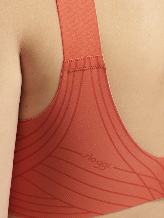 Zero Feel N 2.0 Women's Bra without Padding Orange