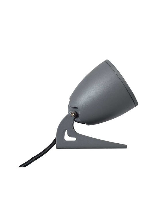 GloboStar Treelight Treespo Фенер Проектор LED За Външна Употреба 12W с Топло Бяла Светлина IP67 Сив