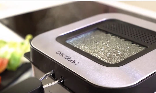 Cecotec Cleanfry Infinity 1500 Фритюрник 1.5лт Сребрист