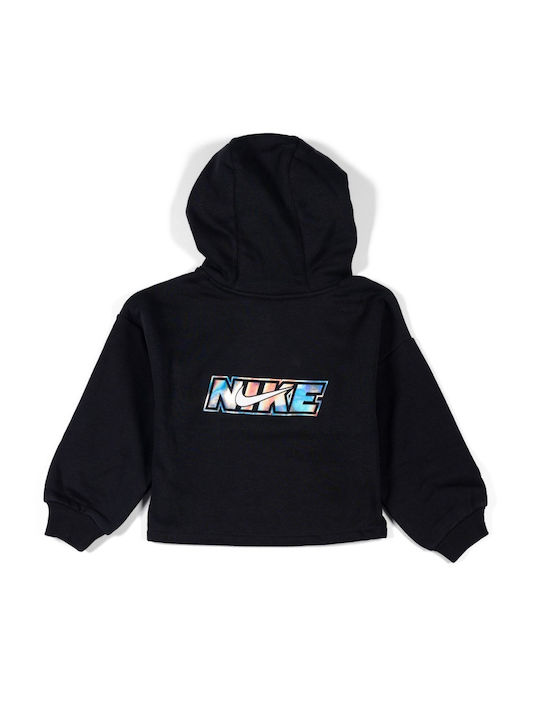 Nike Kids Sweatshirt with Hood Black