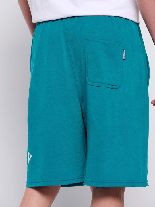 Funky Buddha Men's Athletic Shorts Emerald