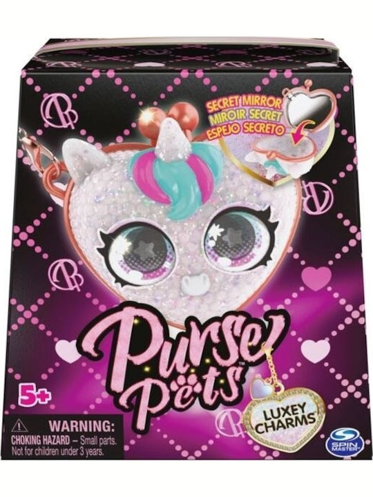 Spin Master Purse Pets Luxey Charms Παιδικό Πορτοφόλι με Clasp & Μπρελόκ Ροζ