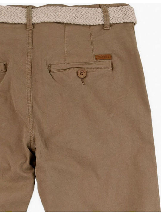 Chino Elastic Beige Trousers