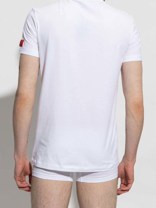 Dsquared2 Men's Short Sleeve Undershirt White