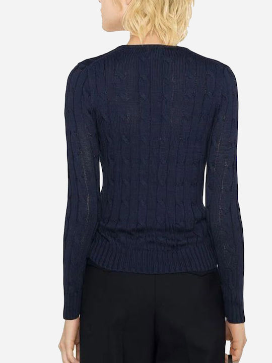 Ralph Lauren Women's Long Sleeve Sweater Cotton Navy Blue