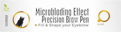 Qure Microblading Effect Eyebrow Pen Light Brow