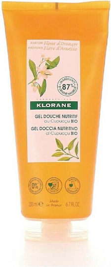 Klorane Miel D'oranger BIO Gel De Duș Cu Miere Și Miros De Citrice 200ml
