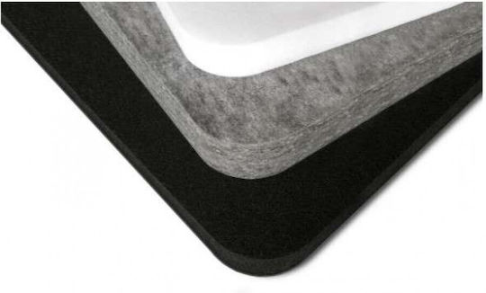 Audiodesigner Rectangle Panou Fonoabsorbant (4buc) 30cm x 120cm în Culoarea Gri