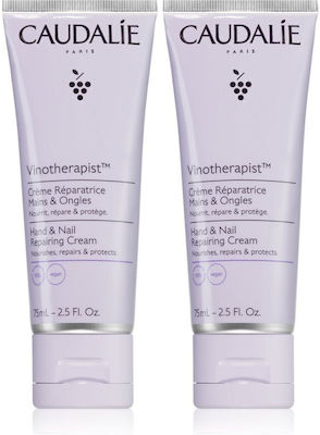 Caudalie Vinotherapist Feuchtigkeitsspendende Handcreme und Nägel 2x75ml