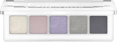 Catrice Cosmetics 5 In A Box Mini Eye Shadow Palette in Solid Form 080 Diamond Lavender Look 4gr