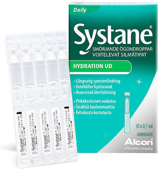 Alcon Systane Hydration UD Очни капки с хиалуронова киселина 30x0.7мл