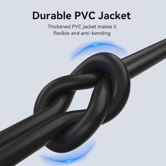 Vention USB 2.0 Cable USB-C male - USB-A Μαύρο 0.5m CTHBD