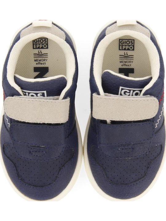 Kids Sneakers with Scratch Navy Blue